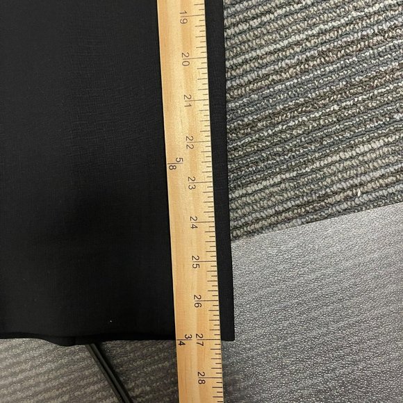 TALBOTS Signature Flare Leg Black Wool Blend Trouser Pants Size 14 - Picture 10 of 12